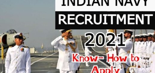 Indian Navy Recruitment 2021