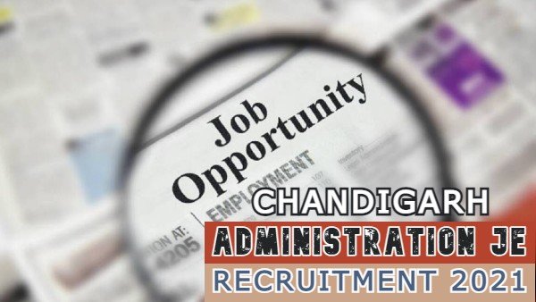 Chandigarh Administration JE Recruitment 2021