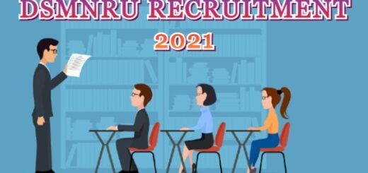 DSMNRU Recruitment 2021