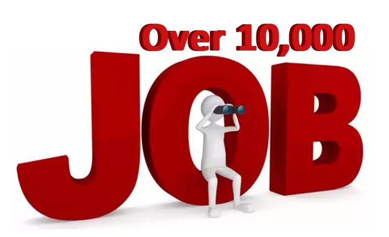 10,000 Jobs Alert