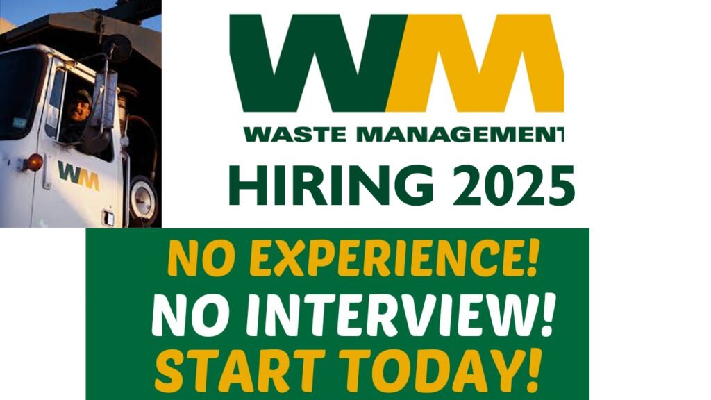 Waste Management Hiring 2025